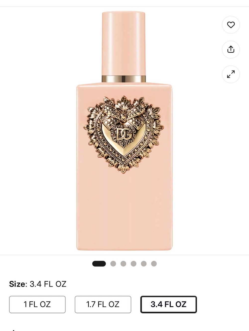 Full Size Dolce Gabbana My Devotion exp intense 3.4 oz